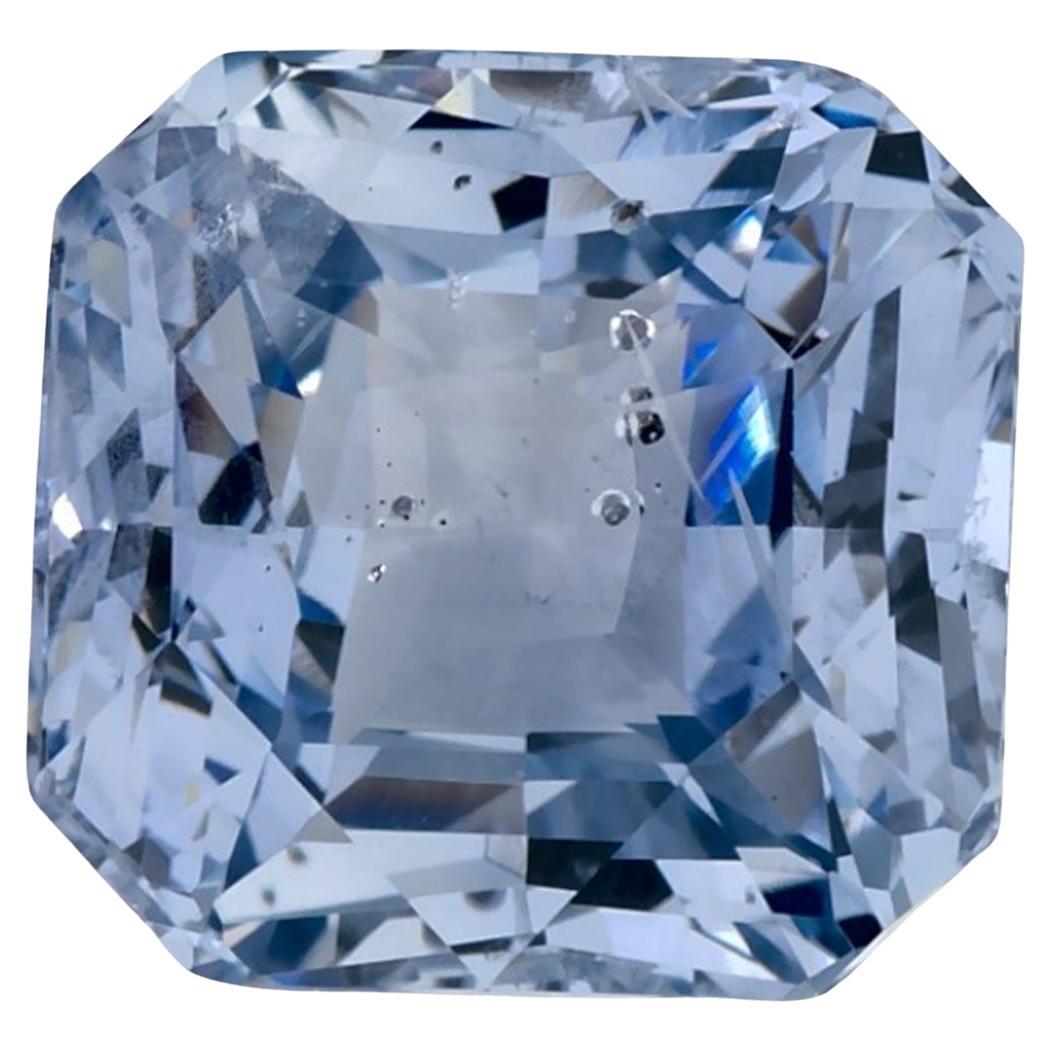 8.76 Ct Blue Sapphire Octagon Loose Gemstone For Sale