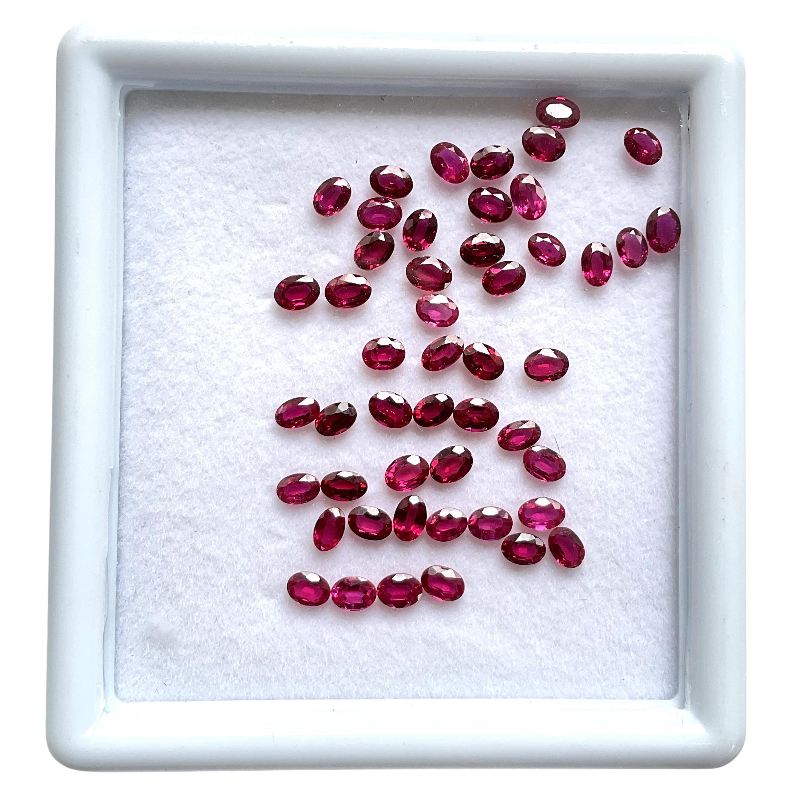 8.78 Carats Mozambique Ruby Top Quality Oval Cut stone No Heat Natural Gemstone For Sale