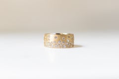 8.7MM Diamond Confetti Ring in 14K Yellow Gold