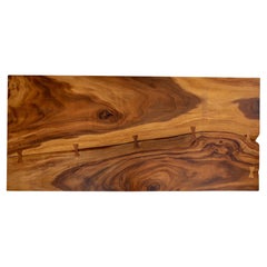Acacia Mission Limited Edition Slab Table in Smooth Natural Acacia