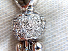 88 Gram 18 Karat 1.00 Carat Diamonds Venetian Link Circles Necklace*