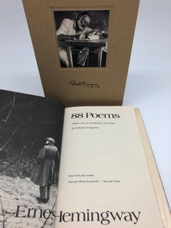 "88 Poems", by Ernest Hemingway, First Edition, 1979