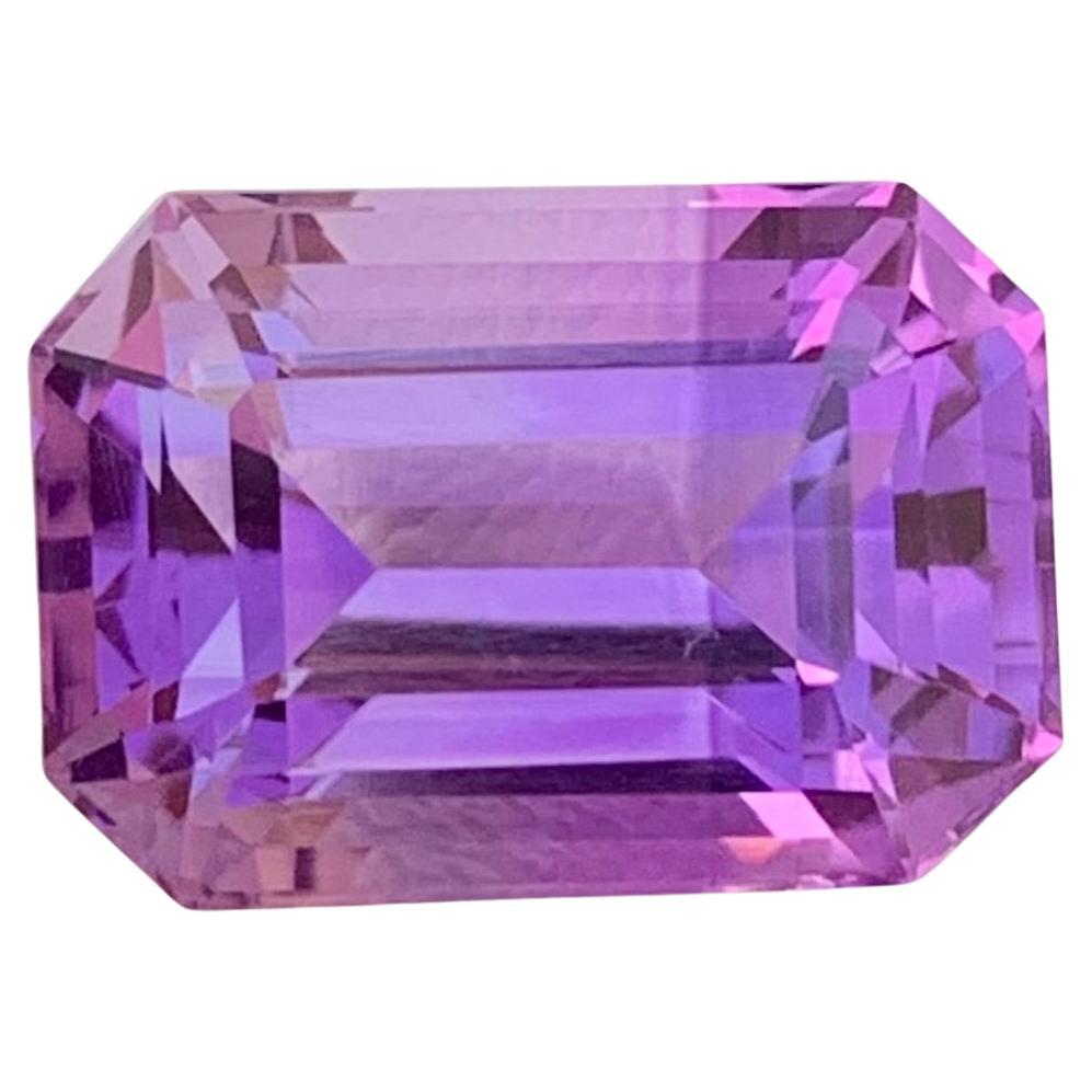8.80 quilates de amatista natural suelta en forma de esmeralda Gema