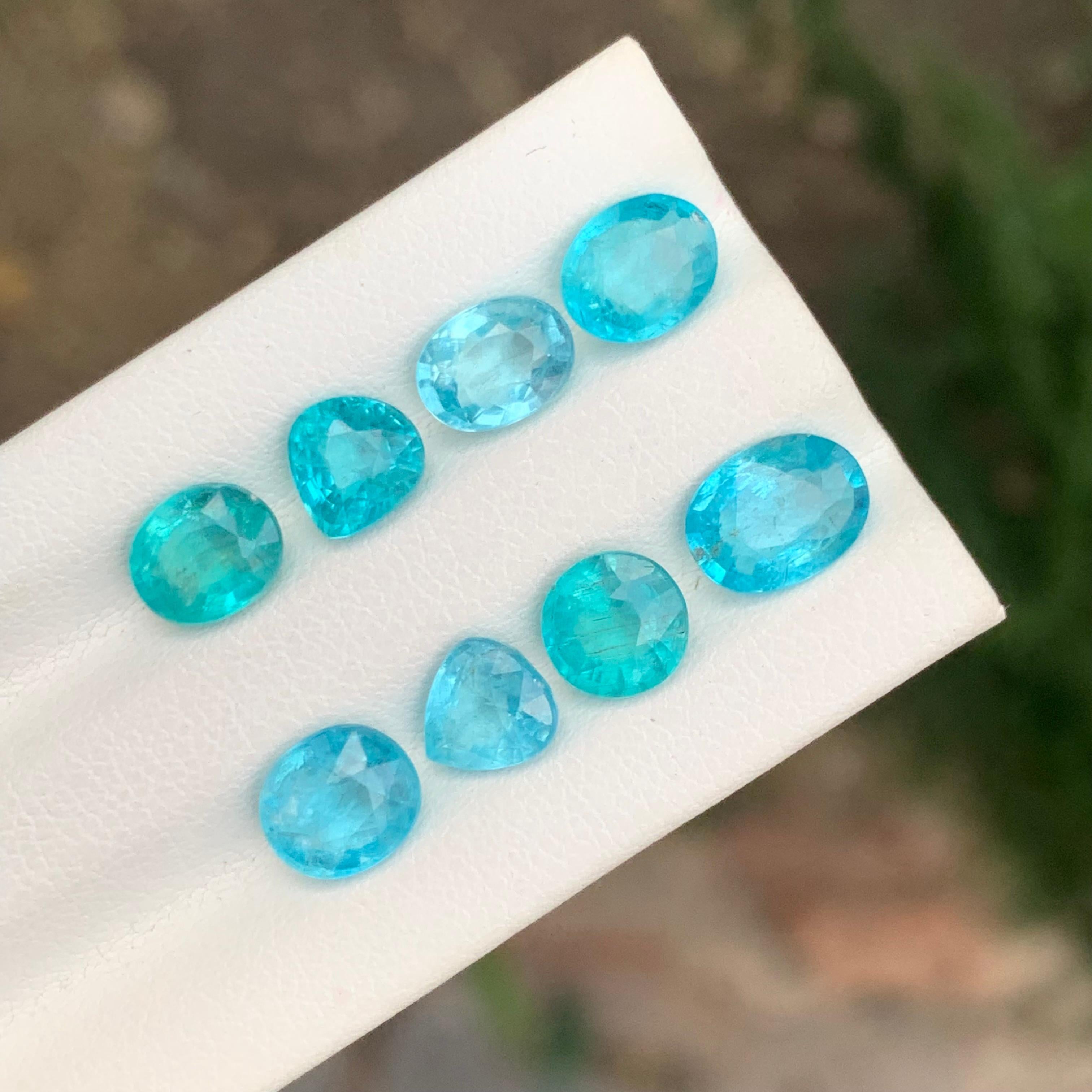 8.80 Carat Natural Loose Apatite Lot For Jewellery Making For Sale 4
