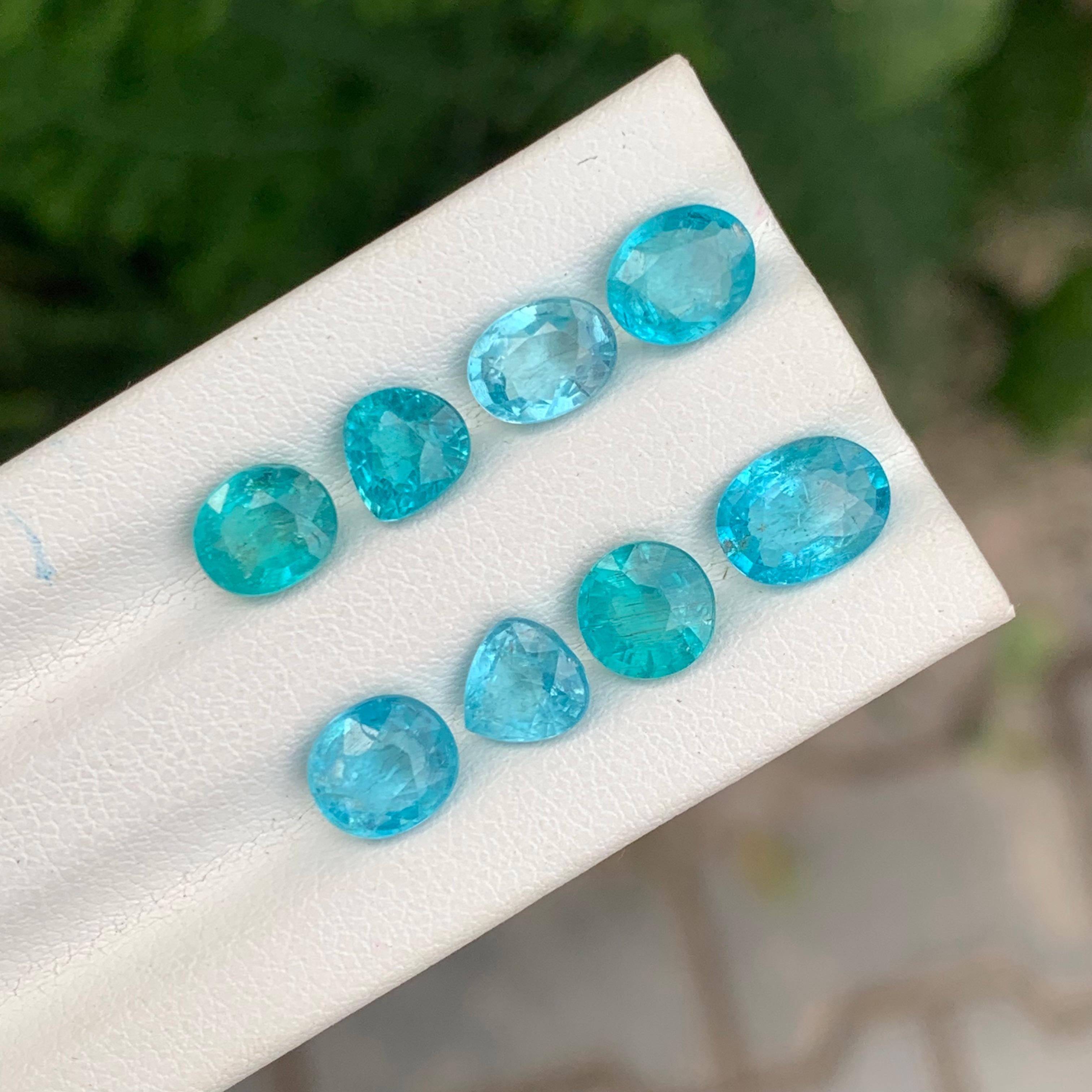 8.80 Carat Natural Loose Apatite Lot For Jewellery Making For Sale 3