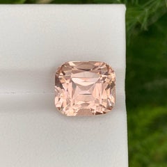 8.80 Carat Natural Loose Imperial Topaz Stone Cushion Cut Pakistani Gemstone