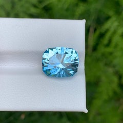 8.80 Carat Natural Loose Sky Blue Color Topaz Stone Fancy Cut African Gemstone