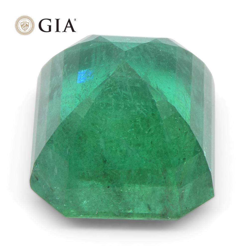 8,82 Karat Achteckiger/Emaragdschliff Grüner Smaragd GIA zertifiziert Zambia (F2) im Angebot 7