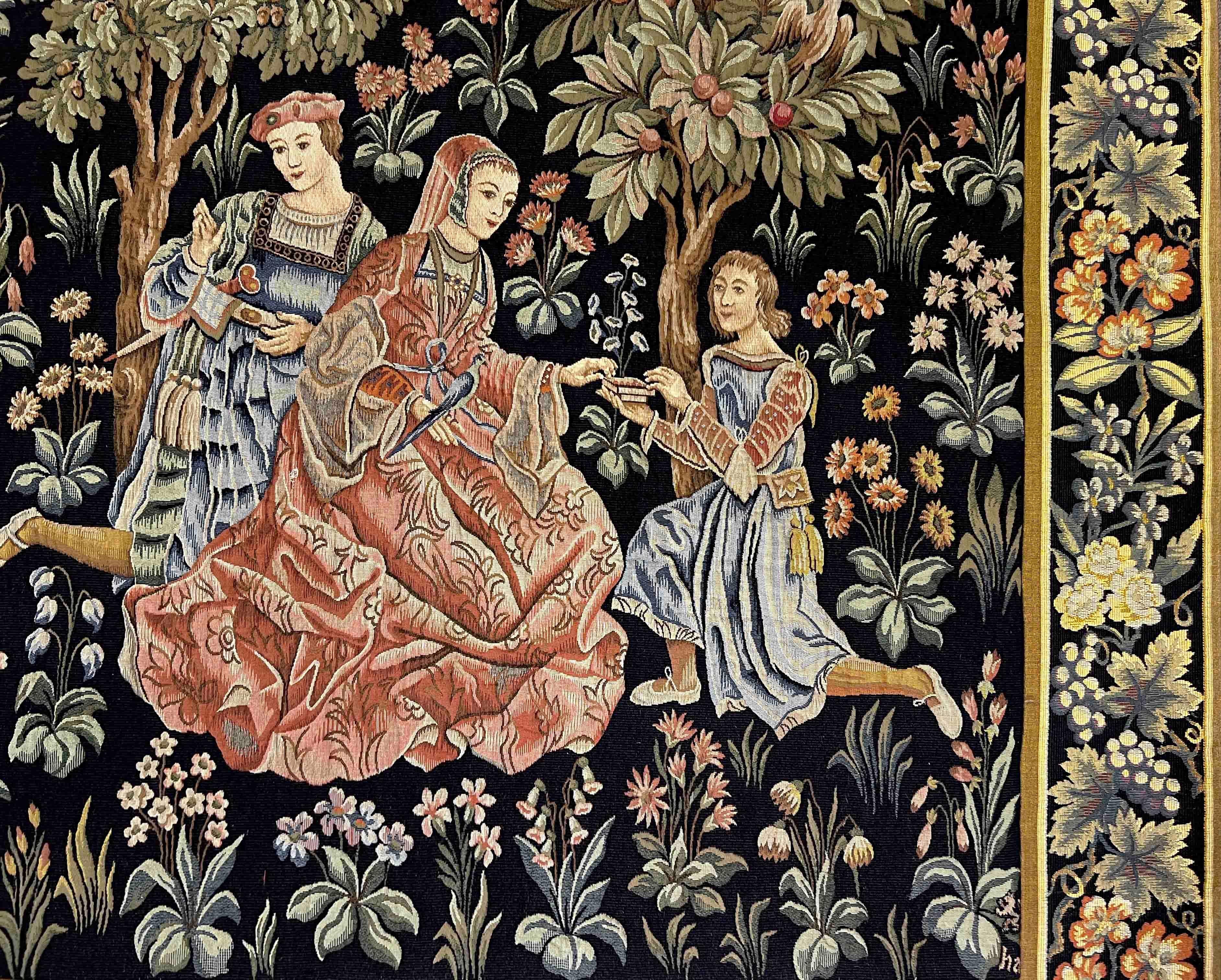 884 - Tapestry Aubusson of the 19th Century For Sale 2
