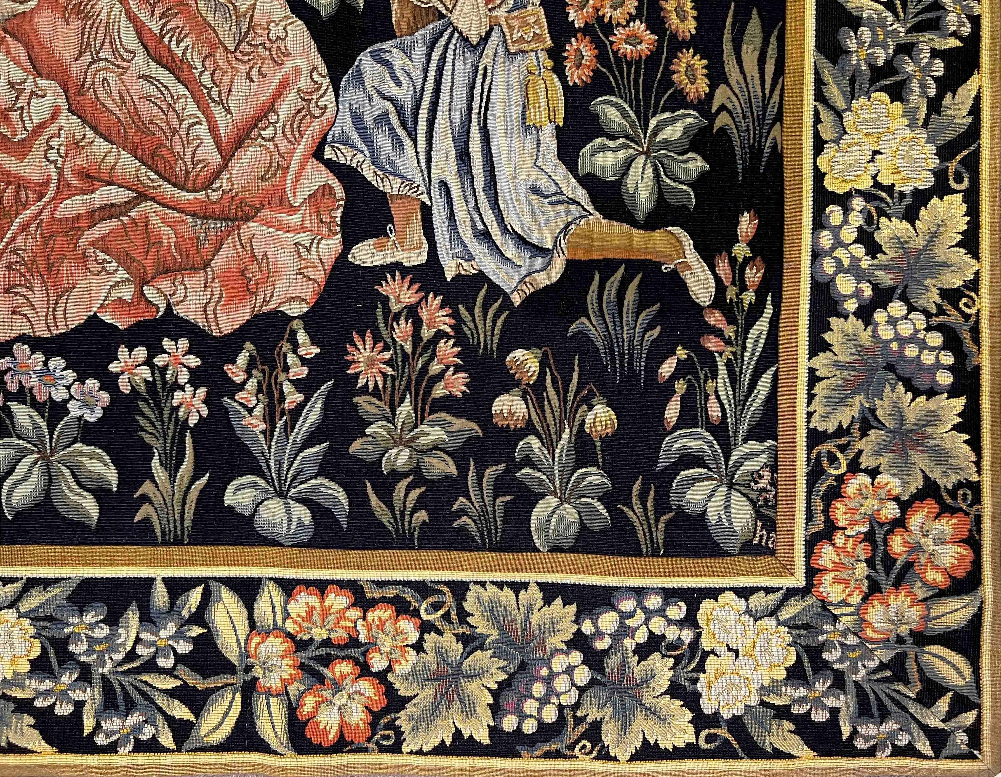 884 - Tapestry Aubusson of the 19th Century For Sale 3