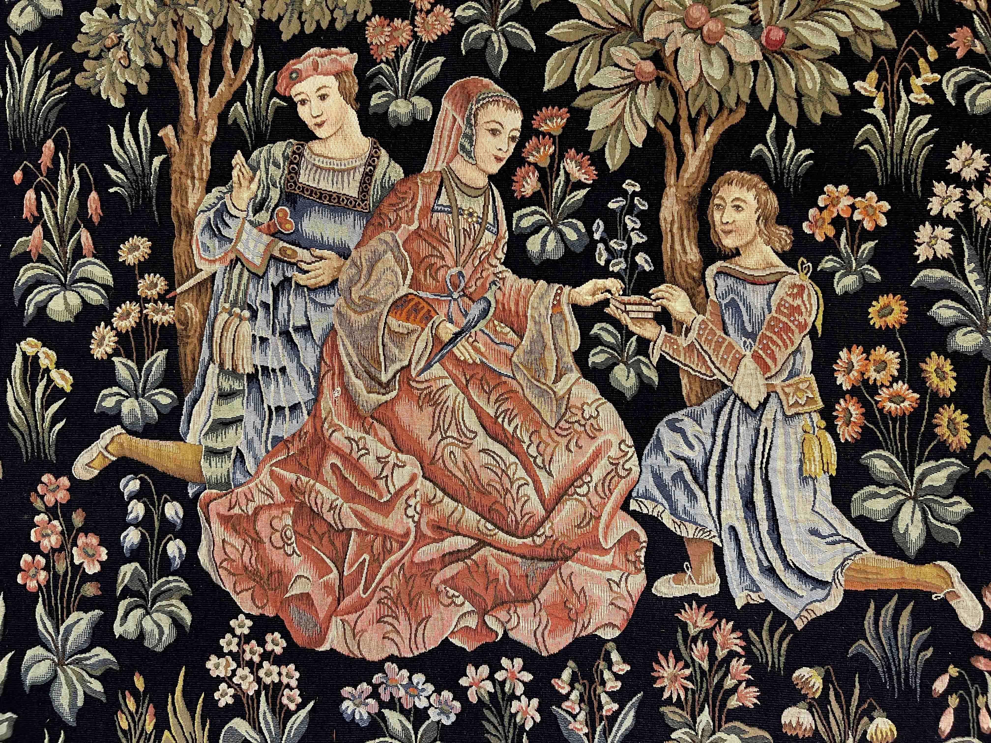 884 - Tapestry Aubusson of the 19th Century For Sale 6