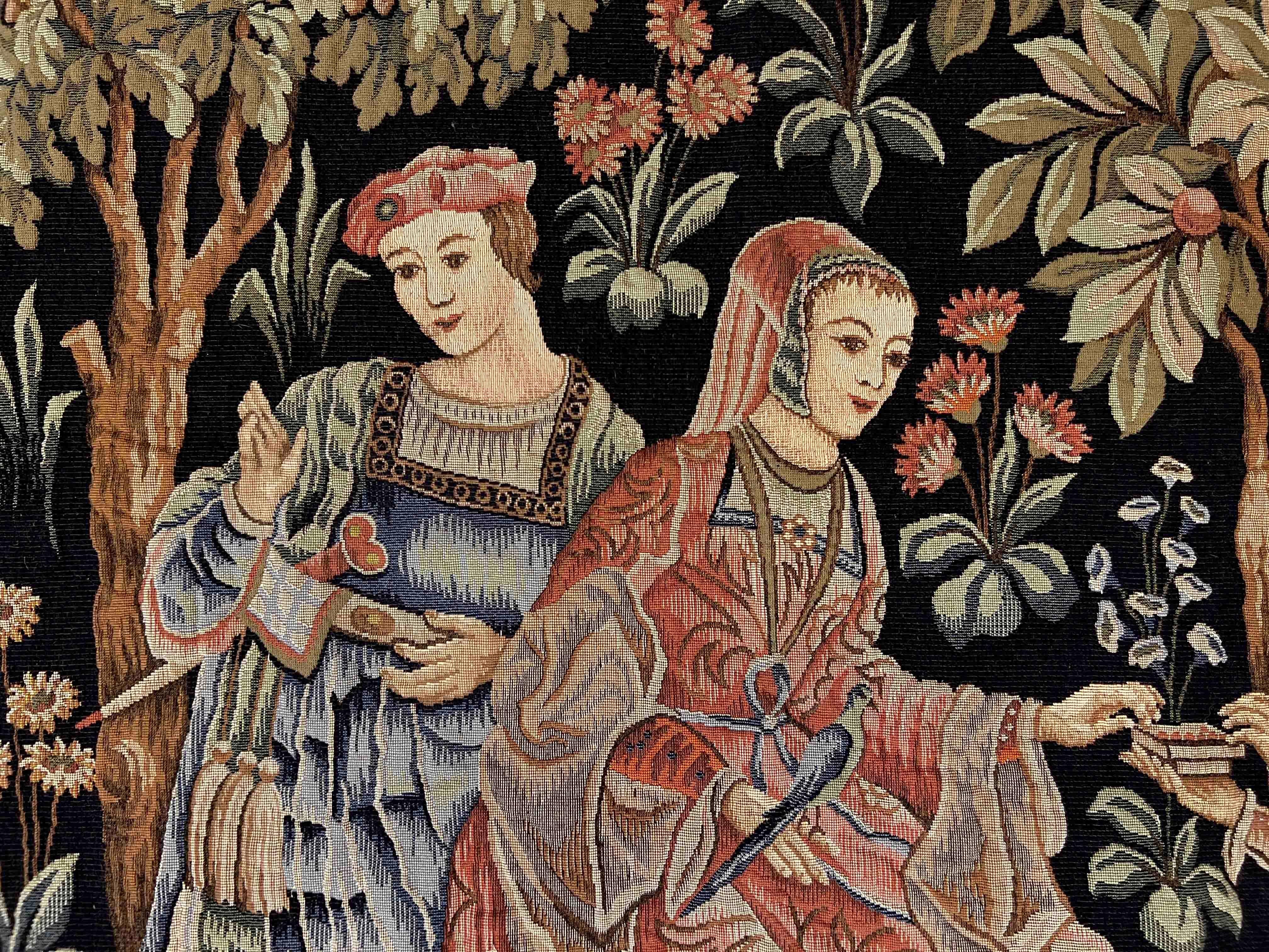 884 - Tapestry Aubusson of the 19th Century For Sale 8