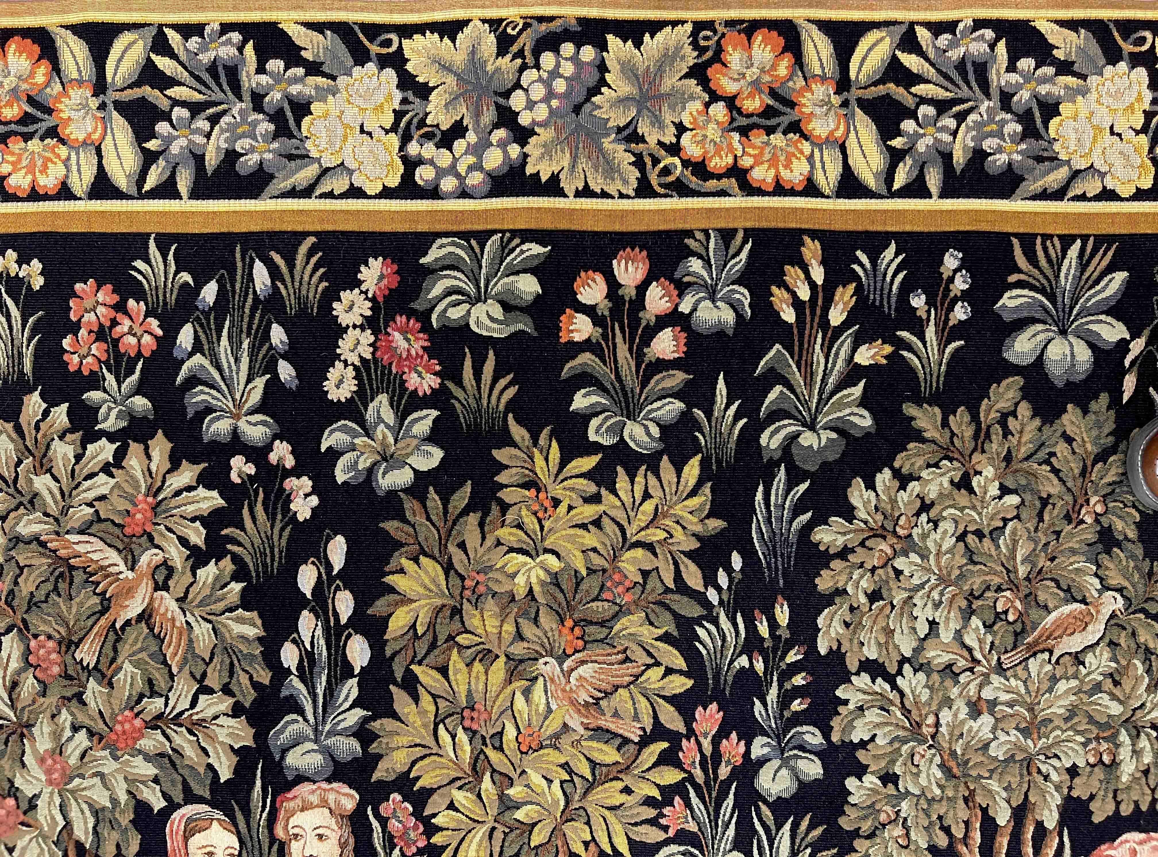 884 - Tapestry Aubusson of the 19th Century For Sale 10