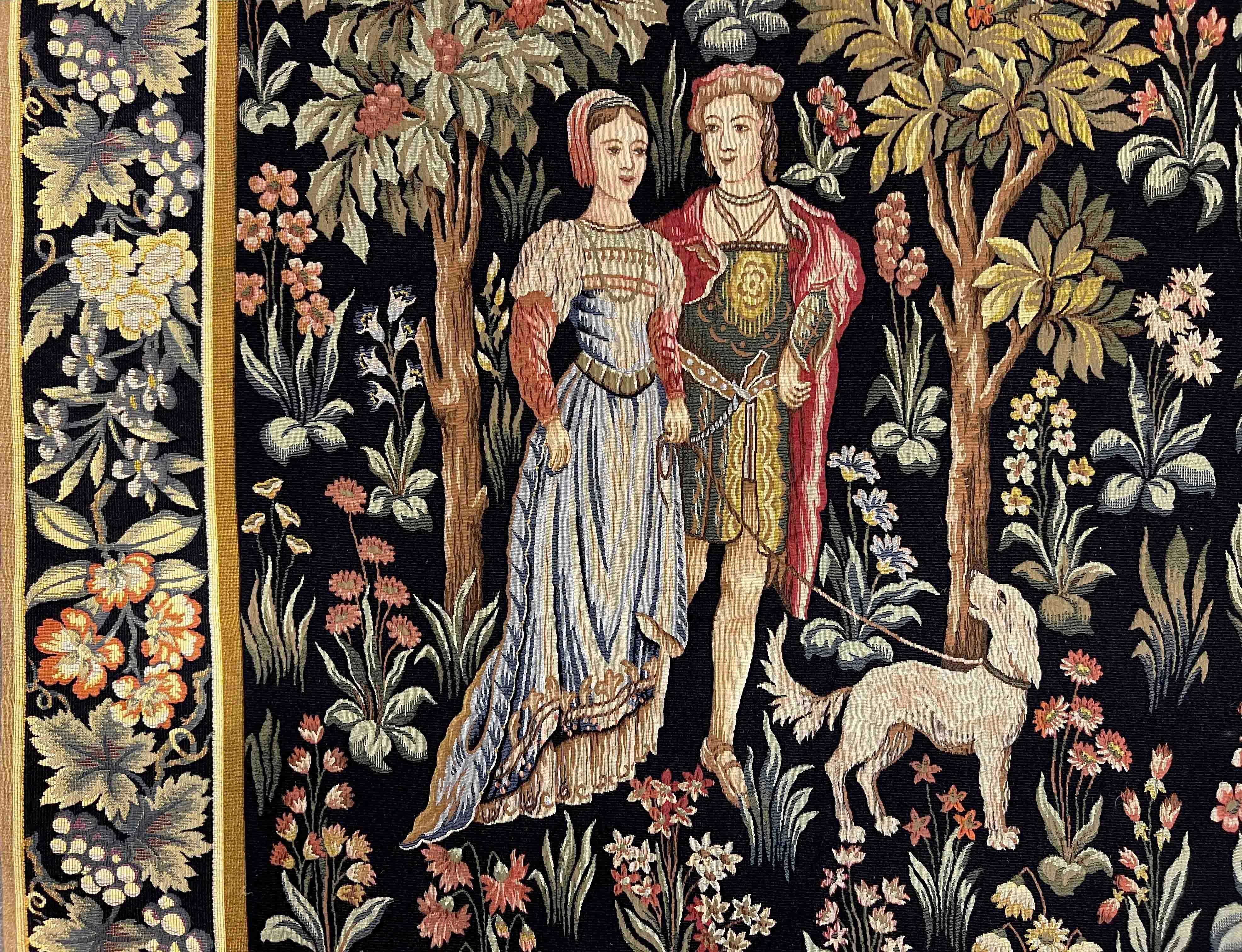 884 - Tapestry Aubusson of the 19th Century For Sale 12
