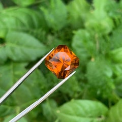 8.85 Carat Natural Loose Madeira Citrine Custom Precision Cut Portuguese Gem