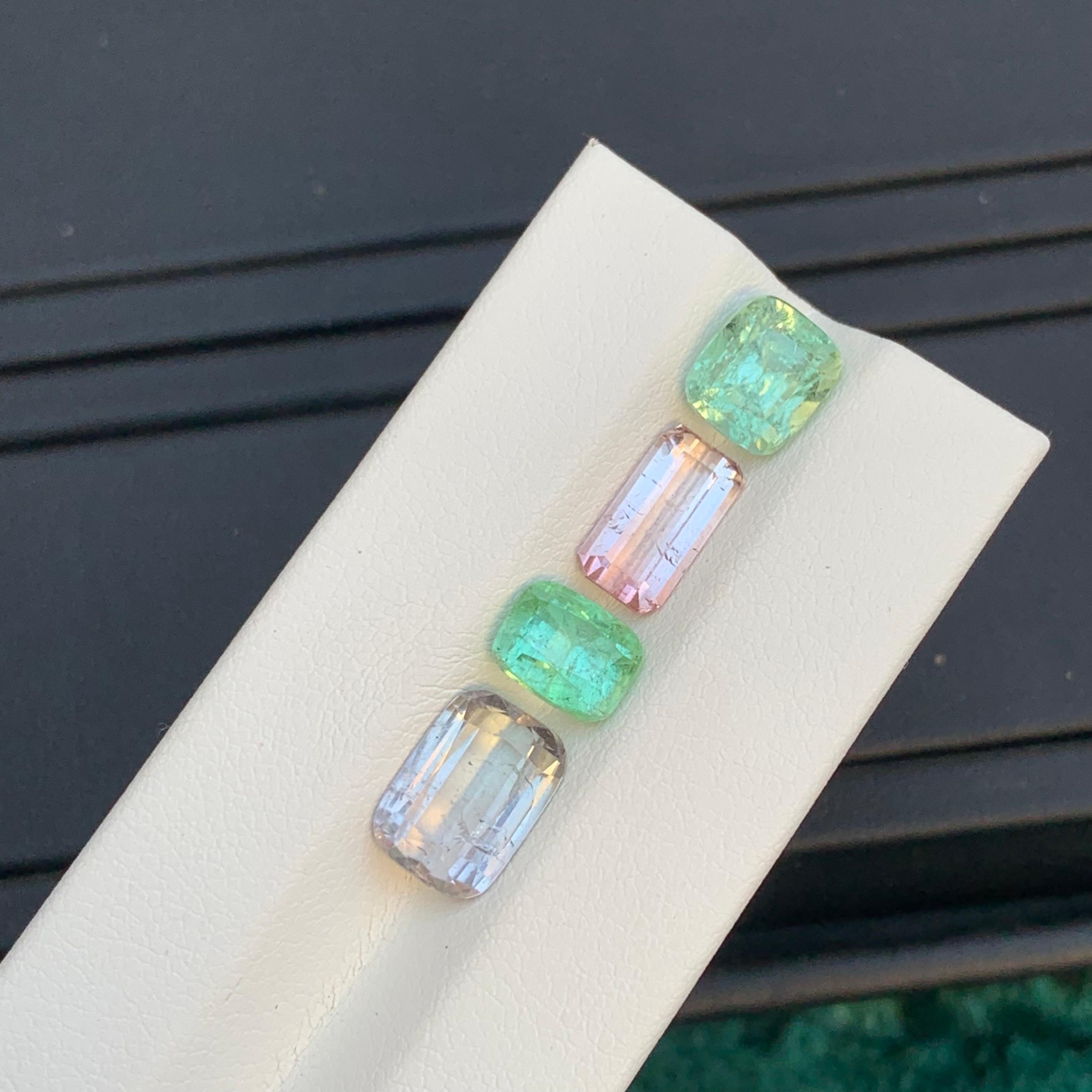 Mixed Cut 8.85 Carat Natural Loose Tourmaline Lot For Jewellery Making For Sale