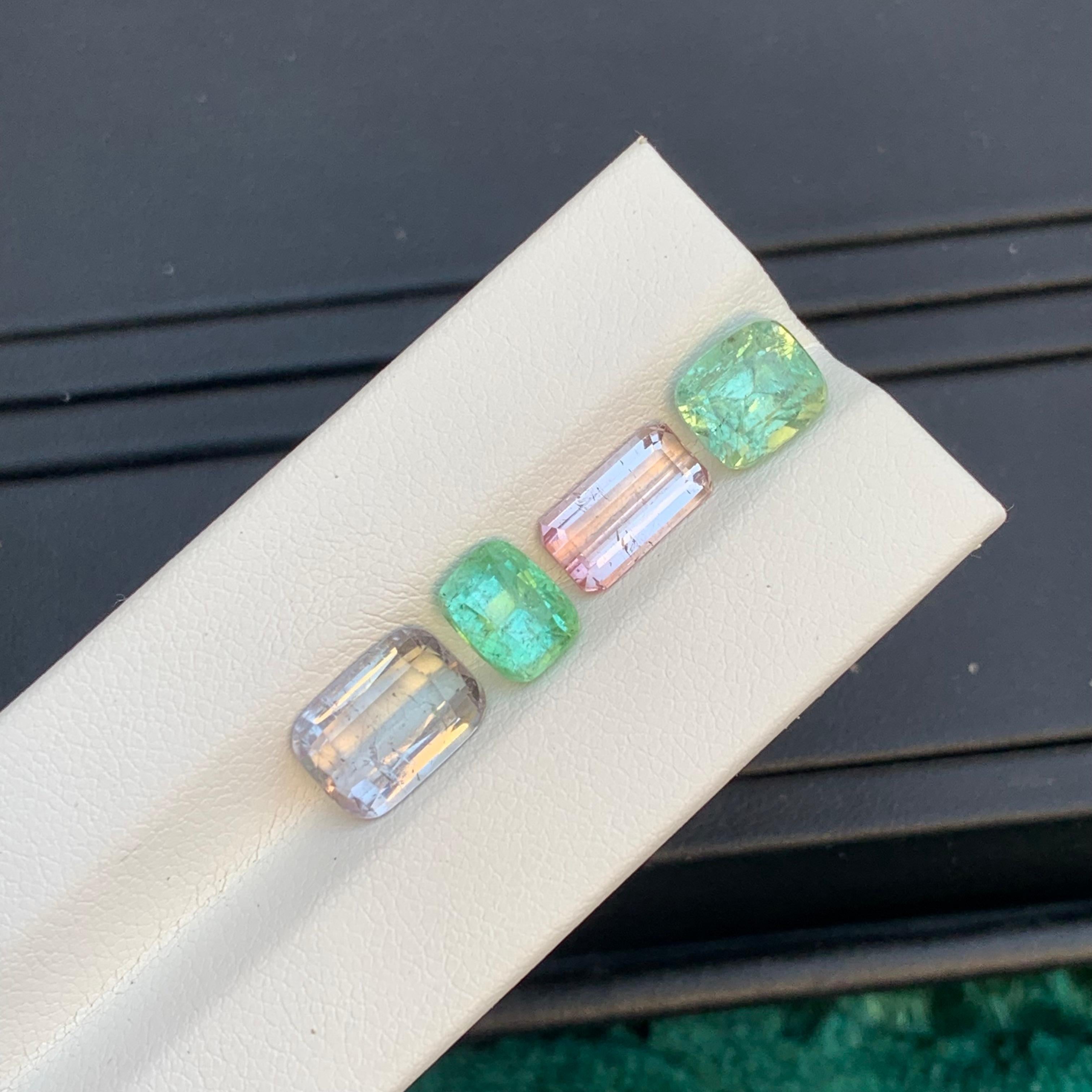 8.85 Carat Natural Loose Tourmaline Lot For Jewellery Making In New Condition For Sale In Peshawar, PK