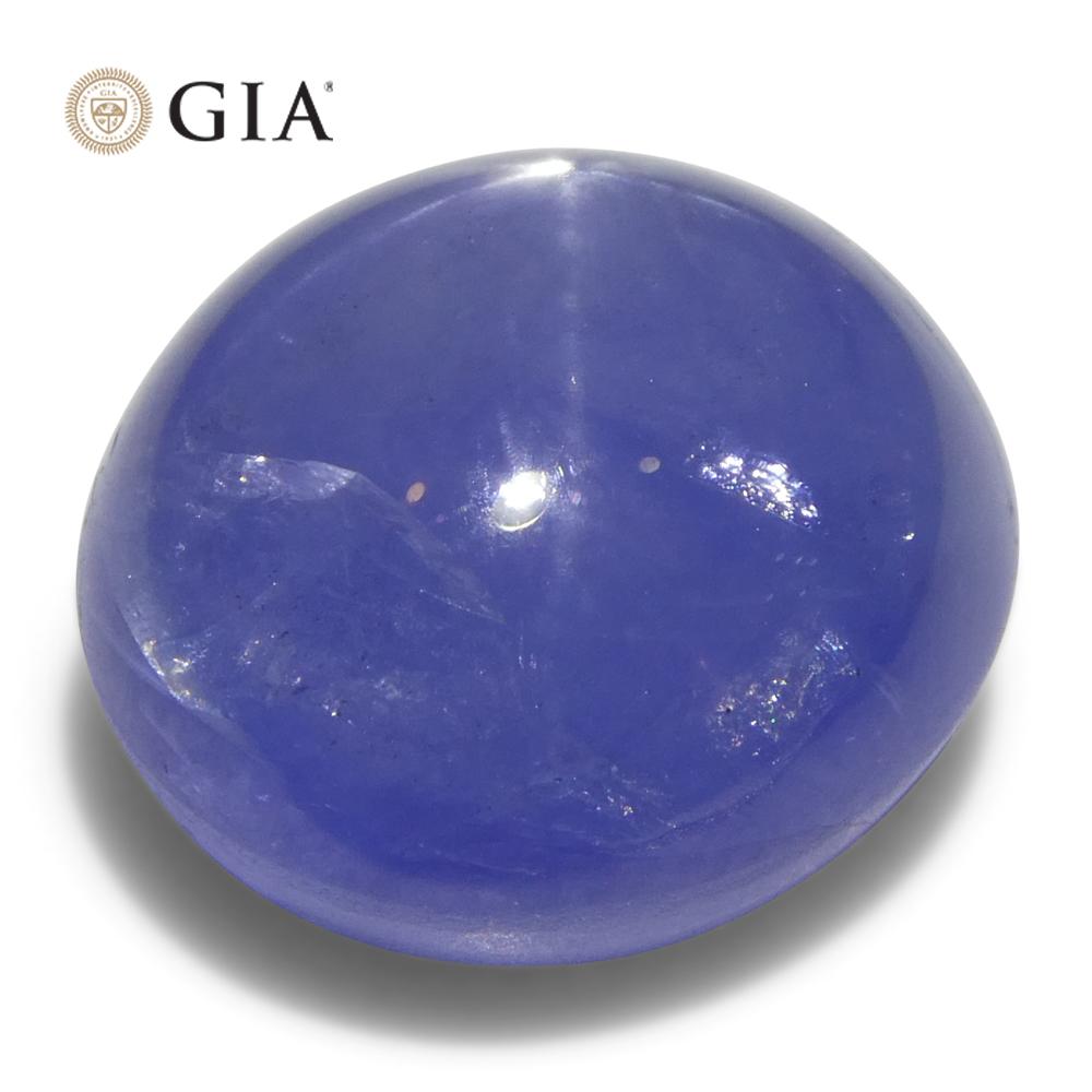 8.85ct Oval Blue Star Sapphire GIA Certified Sri Lanka Unheated For Sale 6