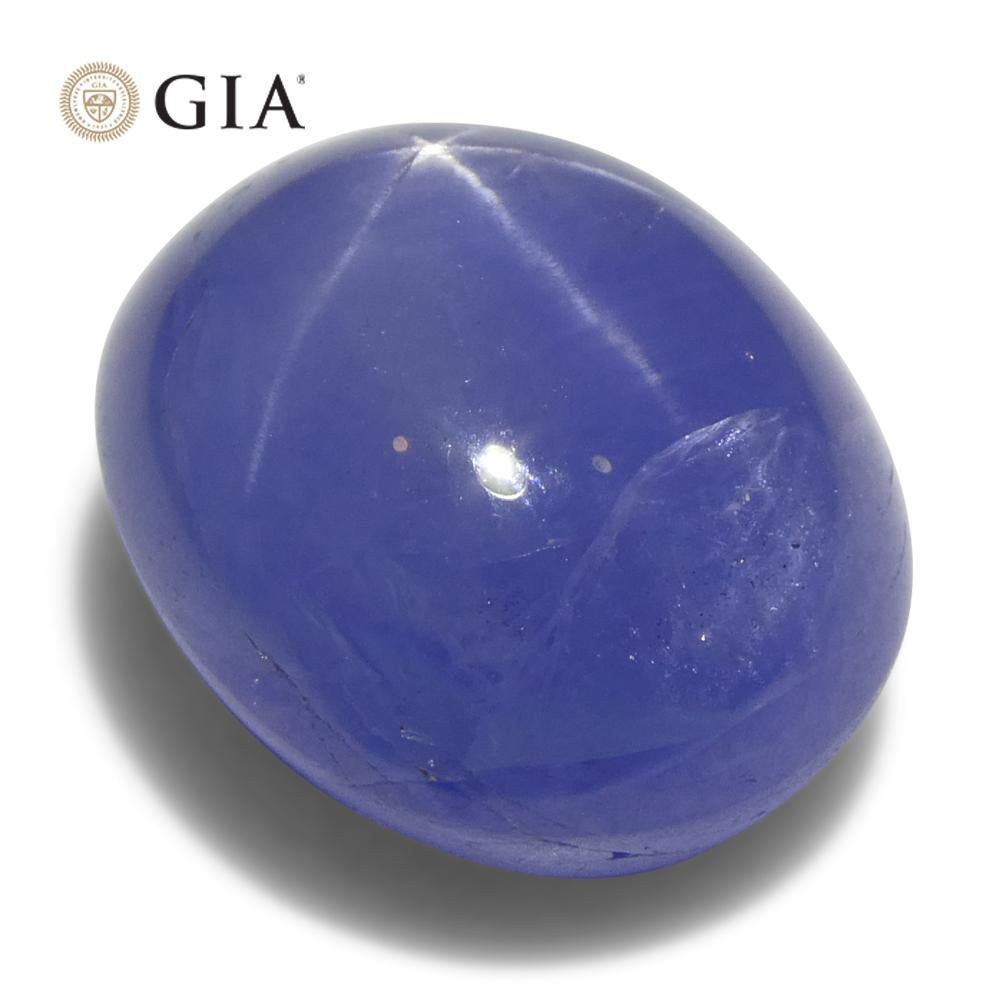 8.85ct Oval Blue Star Sapphire GIA Certified Sri Lanka Unheated For Sale 7