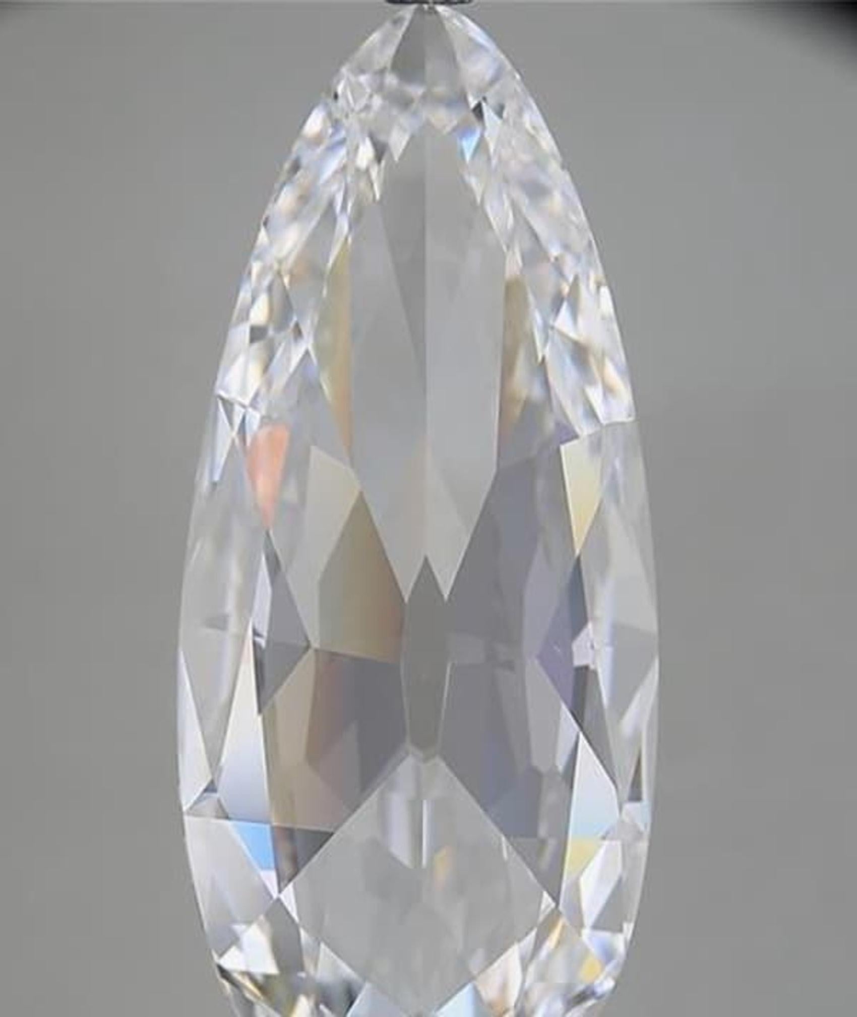 8.88 D IF GIA Certified Old Cut Pear Shape In New Condition For Sale In kOWLOON, HK
