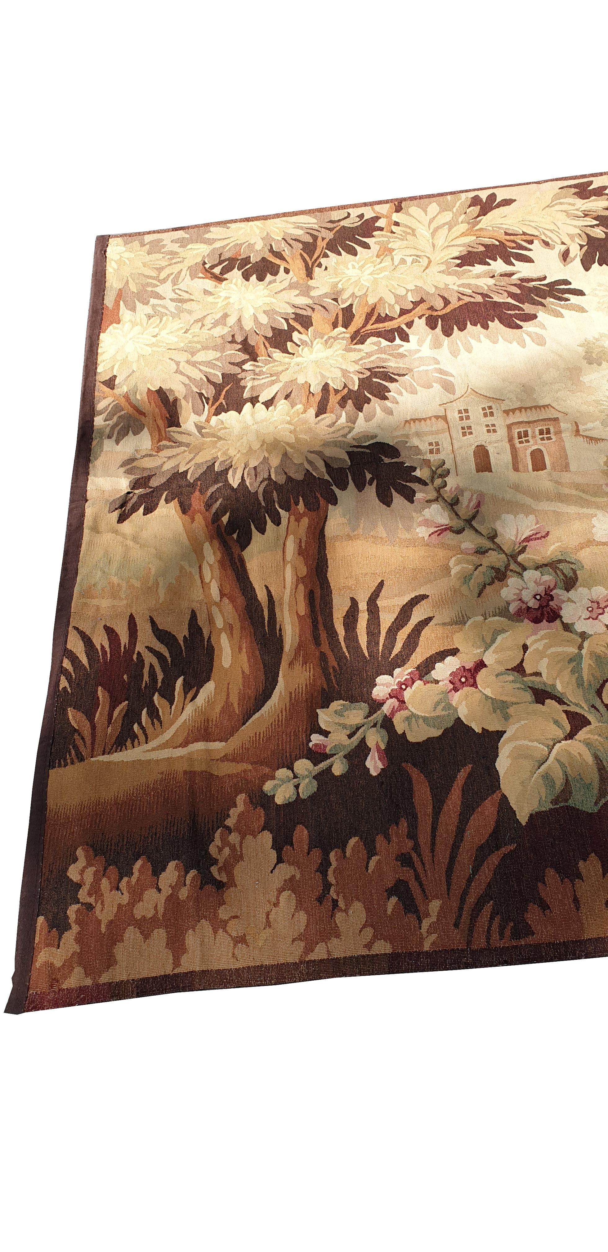 Hand-Woven 890 - 19th Century Tapestry Aubusson