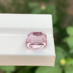8.90 Carat Loose Pink Kunzite Stone Cushion Cut Natural Afghan Gemstone