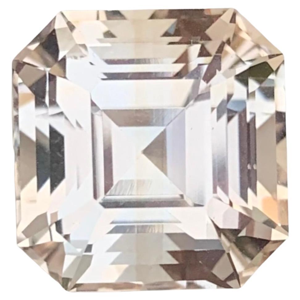 8.90 Carat Natural Faceted Golden Topaz Asscher Shape Gemstone