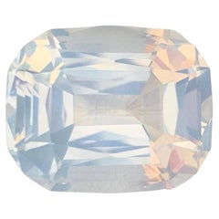 8.90 carats Faceted Moonstone Cushion Cut Natural African Gemstone