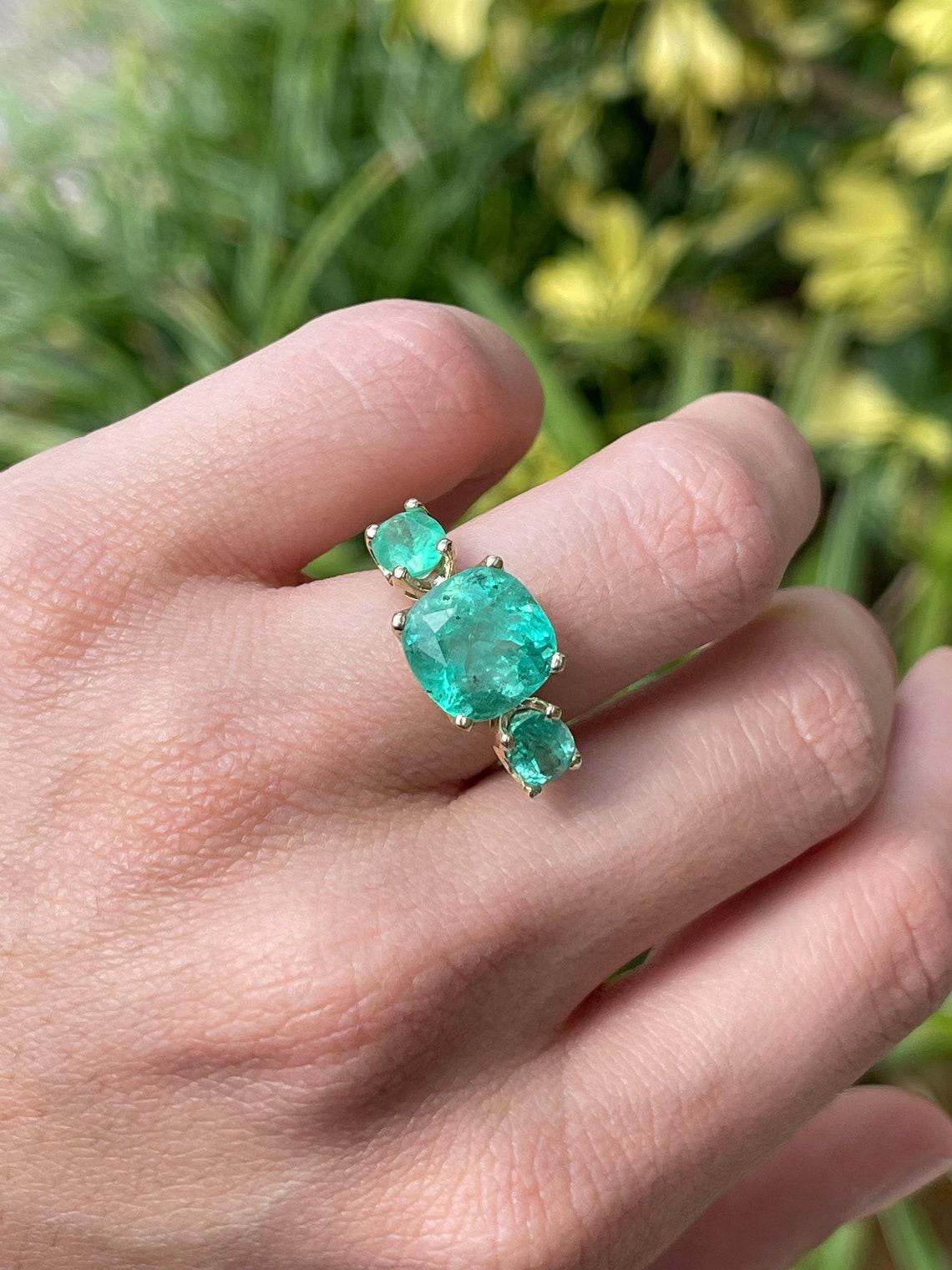 avon emerald ring