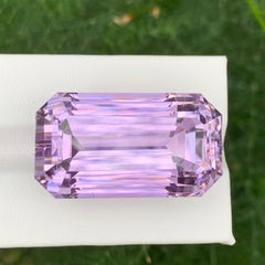 89.30 Carat Natural Loose Top Quality Pink Kunzite Emerald Cut Afghan Gemstone