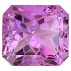 8,95 quilates natural suelta amatista púrpura esmerilada corte esmeralda gema brasileña