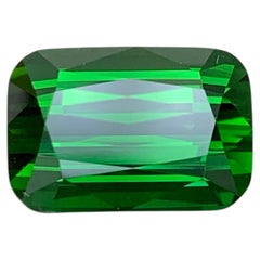 8.95 Carat Natural Loose Green Tourmaline Stone Cushion Cut Afghan Gemstone