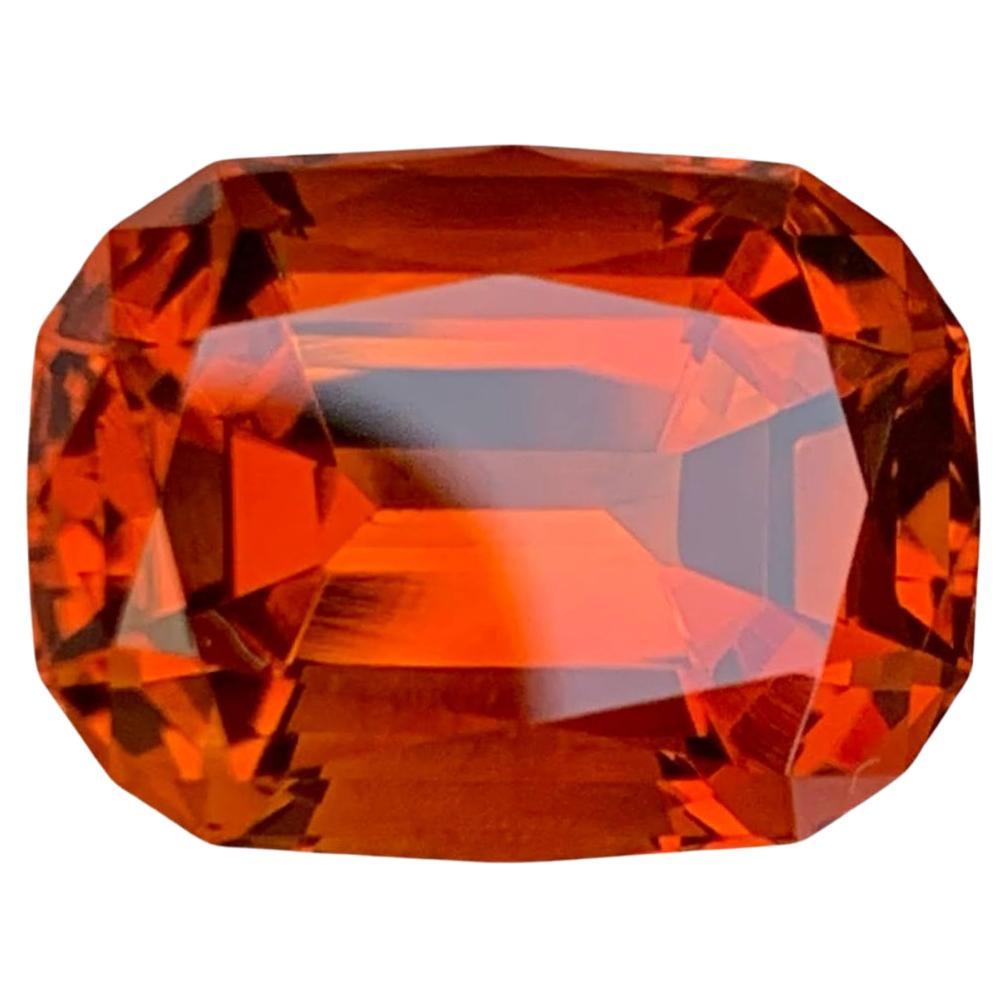 8.95 carats Fire Citrine Stone Custom Precision Cut Natural Brazilian Gemstone
