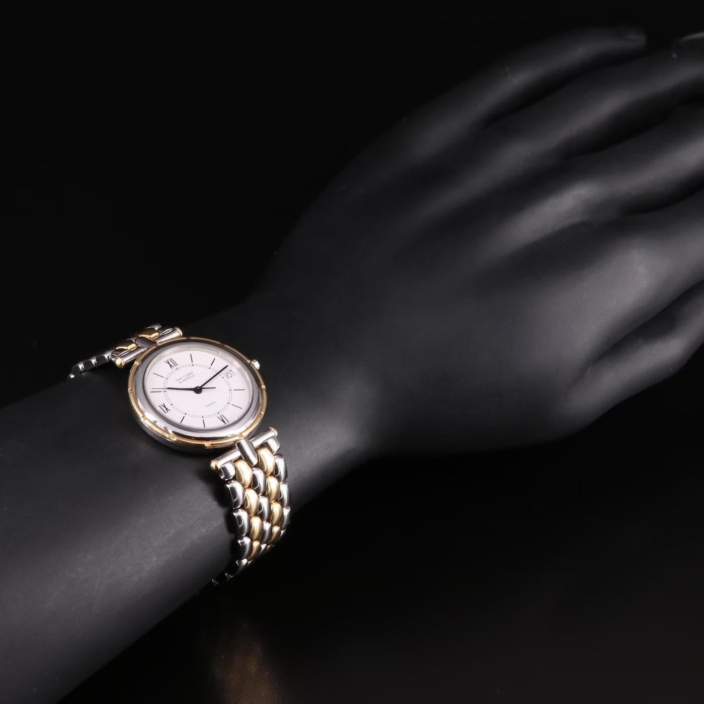 - Top quality Authentic Van Cleef & Arpels watch

- Offered in top quality used status, was used as floor model and looks like new, comes with our store tags and ant-tampering tags 

Watch Details
Brand:	Van Cleef and Arpels
Type:	Wristwatch
Model
