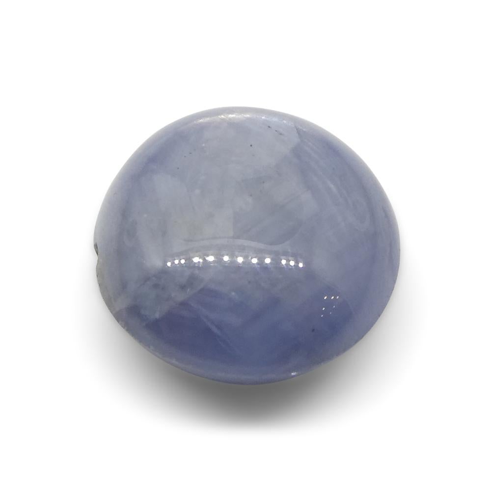 8.95ct Oval Cabochon Blue Star Sapphire from Sri Lanka, Unheated For Sale 5