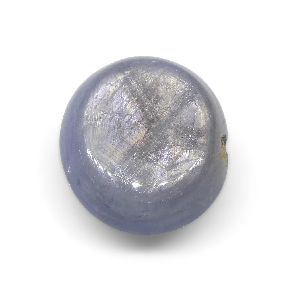 8.95ct Oval Cabochon Blue Star Sapphire from Sri Lanka, Unheated For Sale 6