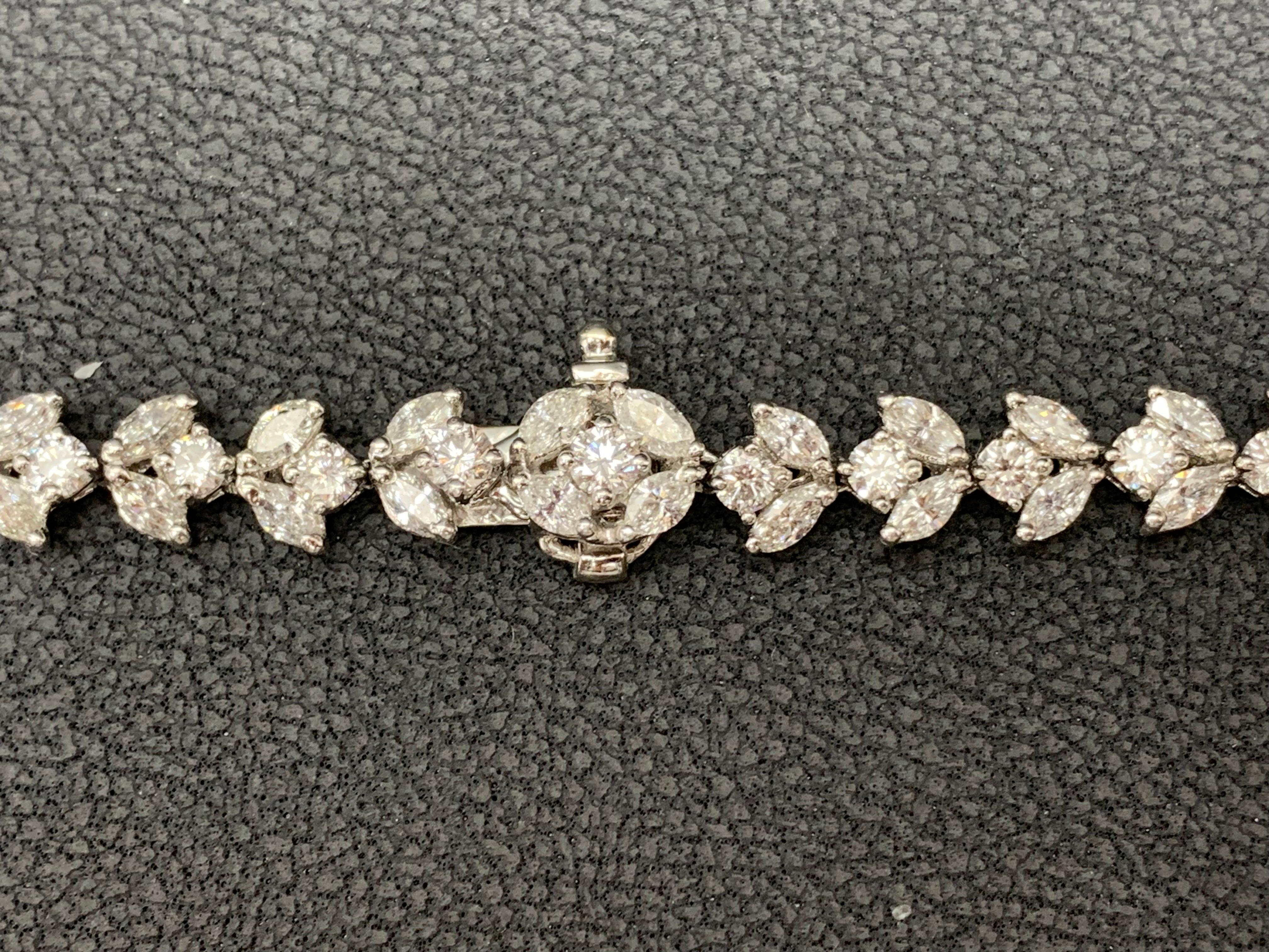 Collana con smeraldo a forma di pera e diamanti a forma mista da 8,96 carati in platino in vendita 13