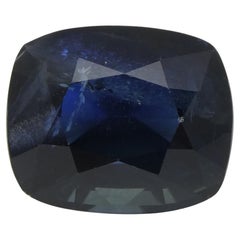 8.96 Ct Blue Sapphire Cushion IGI Certified Ethiopian, Unheated