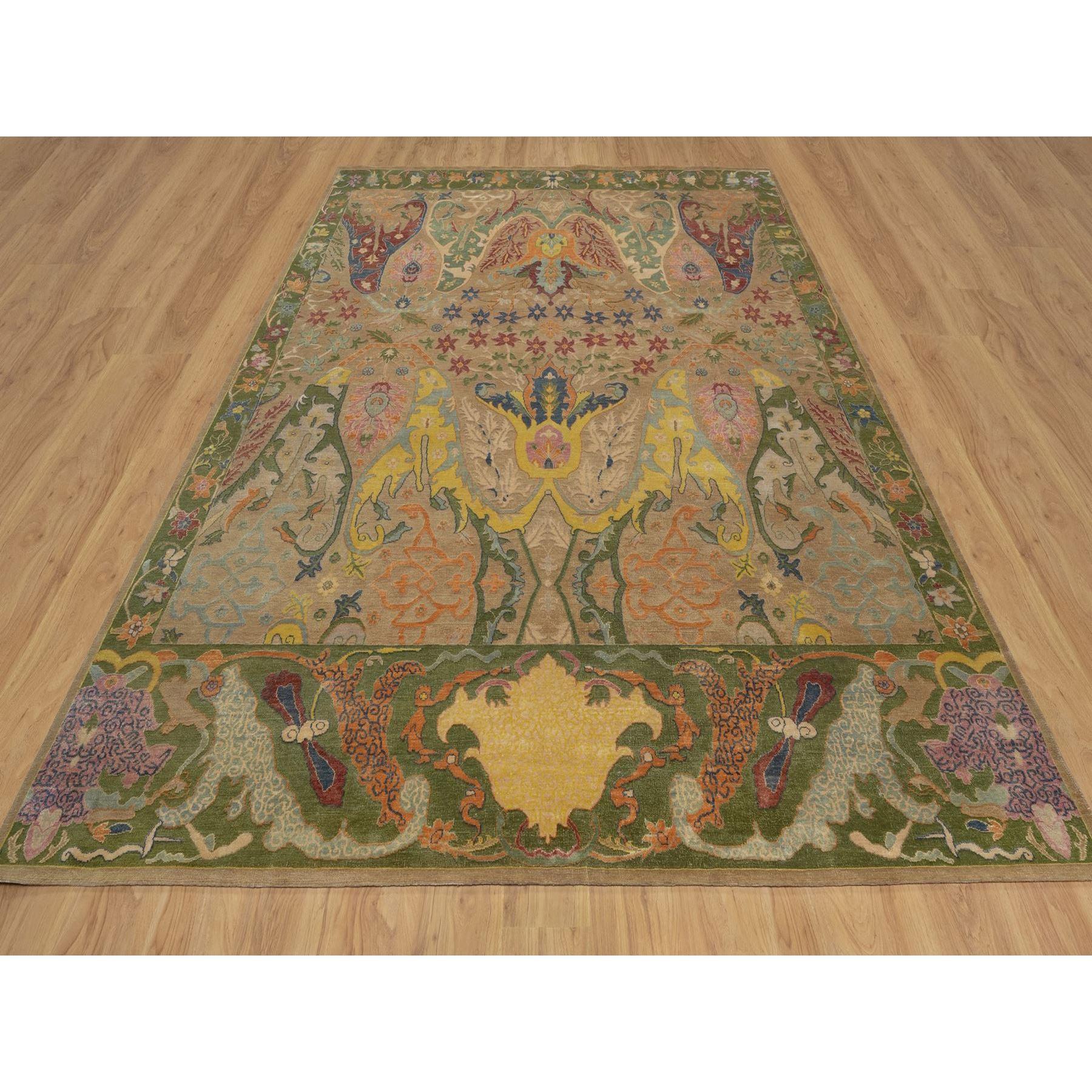 Sand Brown, Antiqued Persian Bijar Design/One, Vegetable Dyes, Hand Knotted, Wool & Silk, Oriental Rug
Matériaux primaires : Laine et soie
Latex : Pas de poils 
hauteur : 0,25 pouces
Style : Traditionnel
Couleur primaire : marron
Couleurs