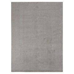 8
9 "x12
1" Taupe, Jacquard fin tissé laine et soie Tapis Persan Design