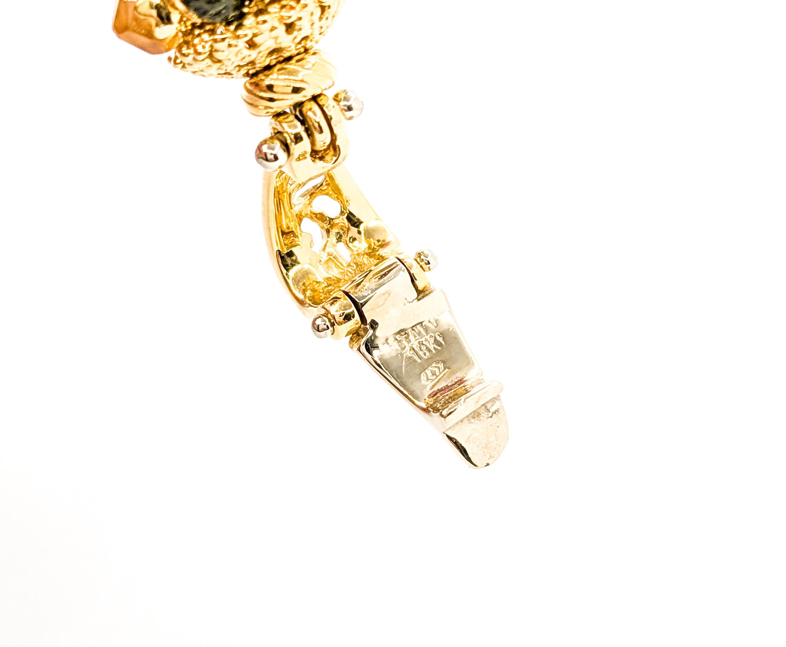 8ctw Ornate Cross Anhänger in 18kt Gelbgold für Damen oder Herren