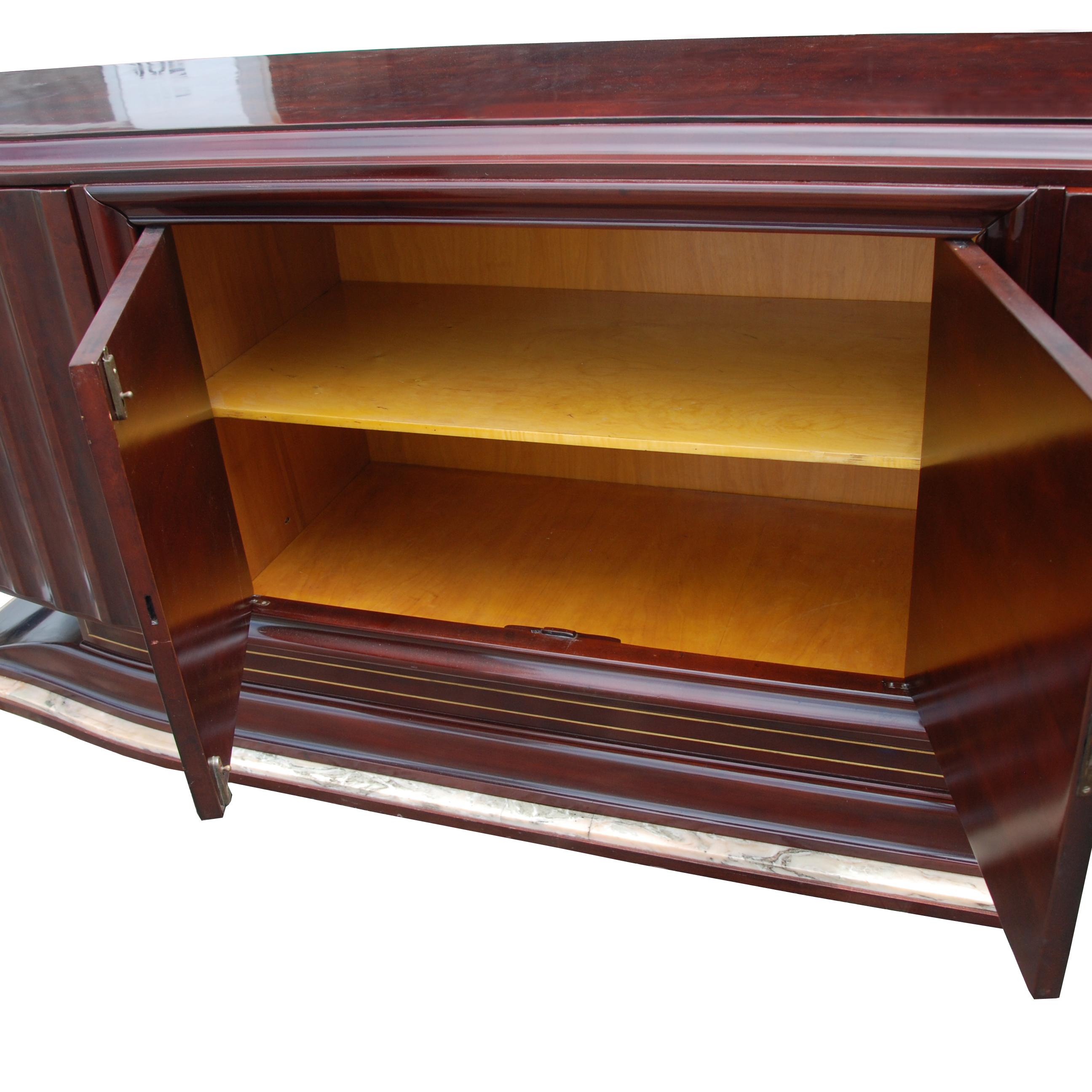 European 1940s French Deco Sideboard For Sale