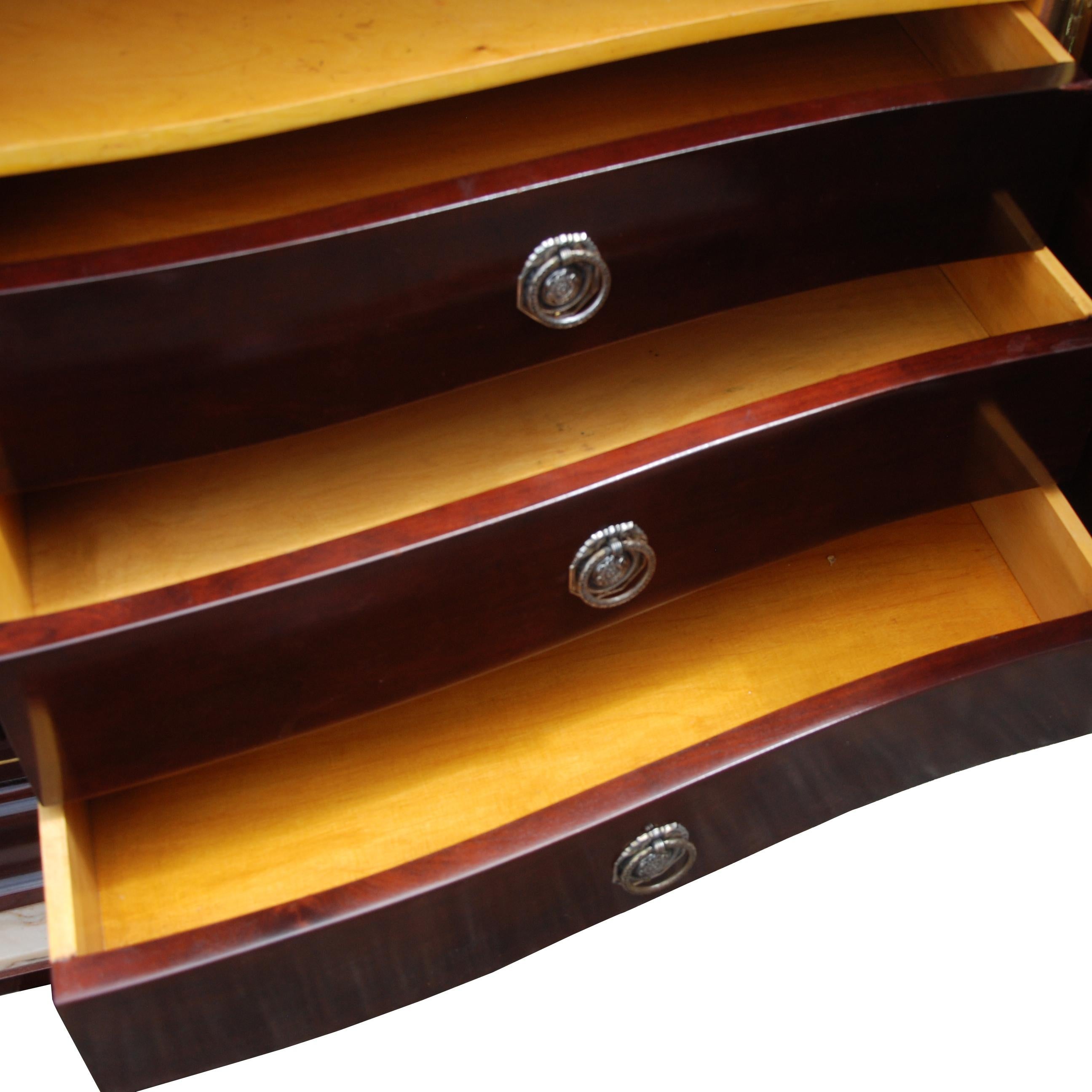 Legno Credenza Deco francese degli anni '40 in vendita
