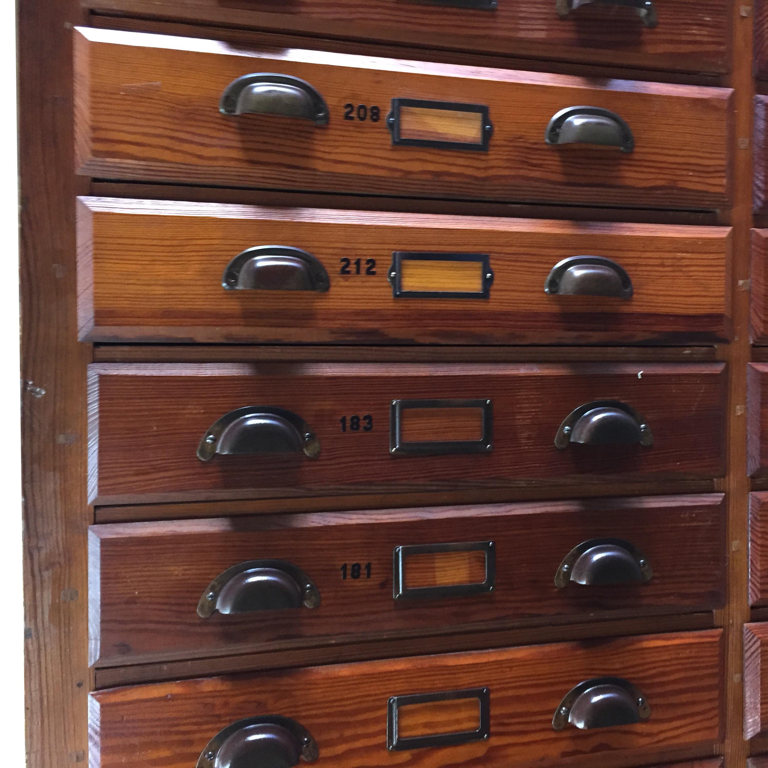 vintage printers cabinet for sale