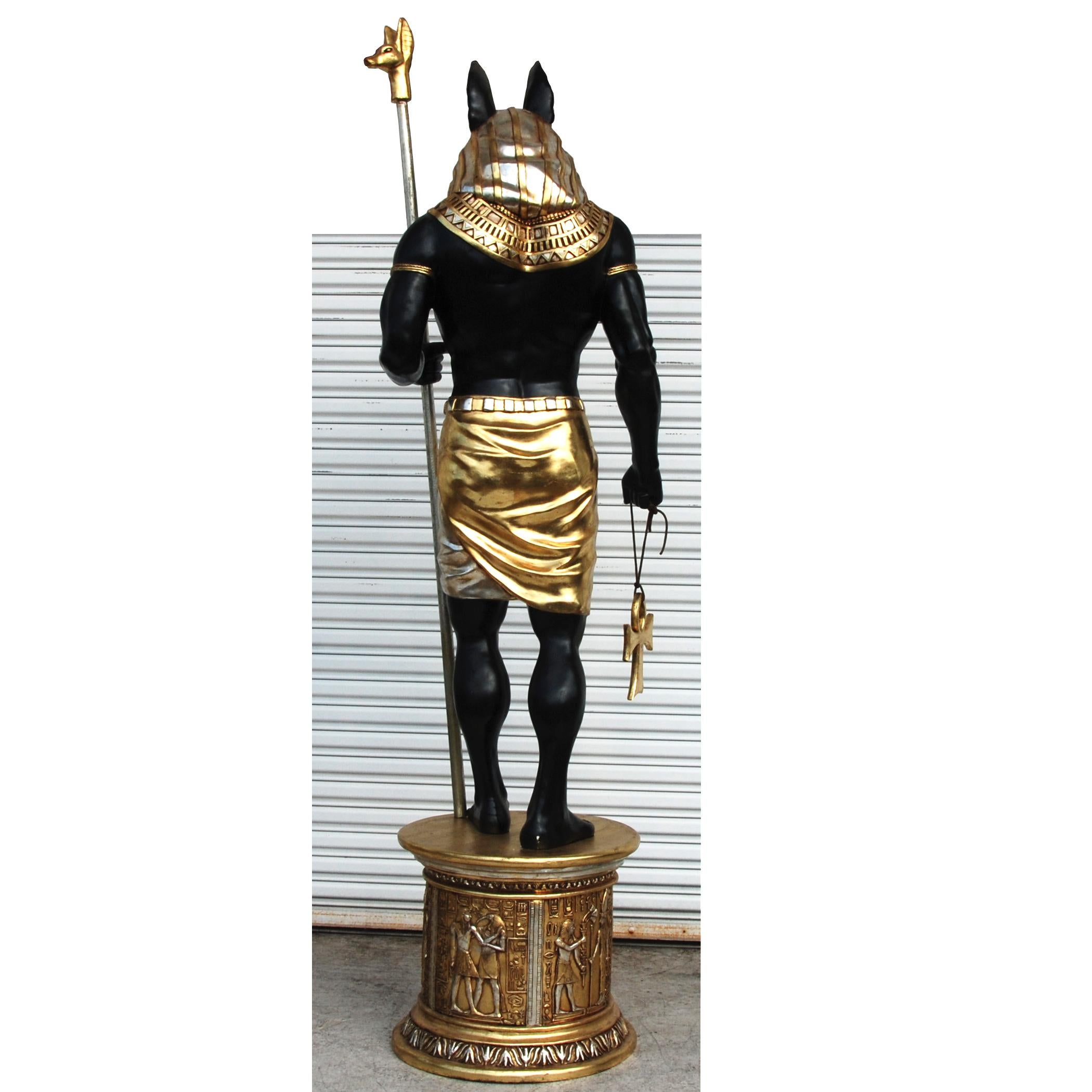 anubis garden statue