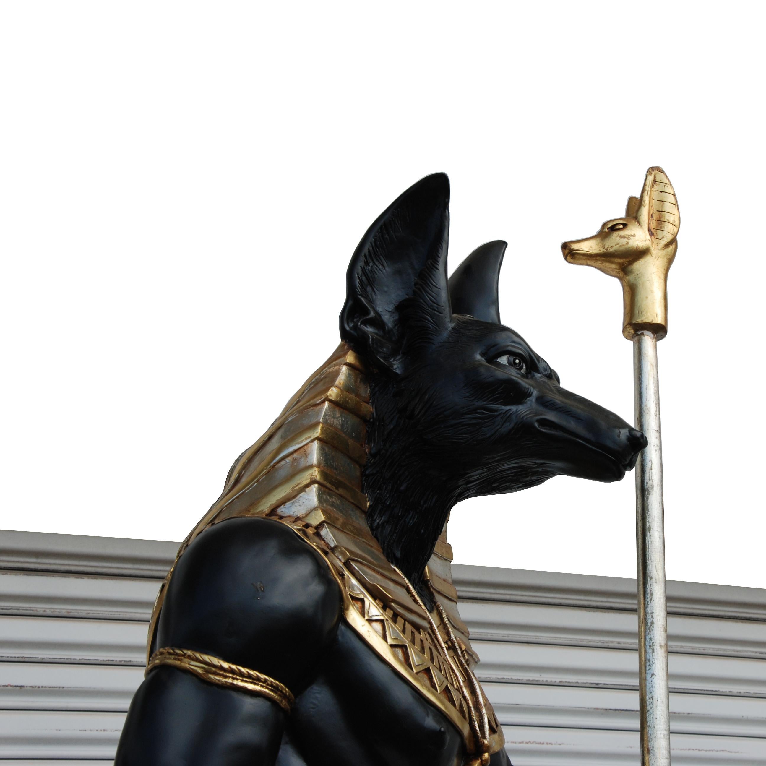 Egyptian Revival Egyptian God Anubis Statue