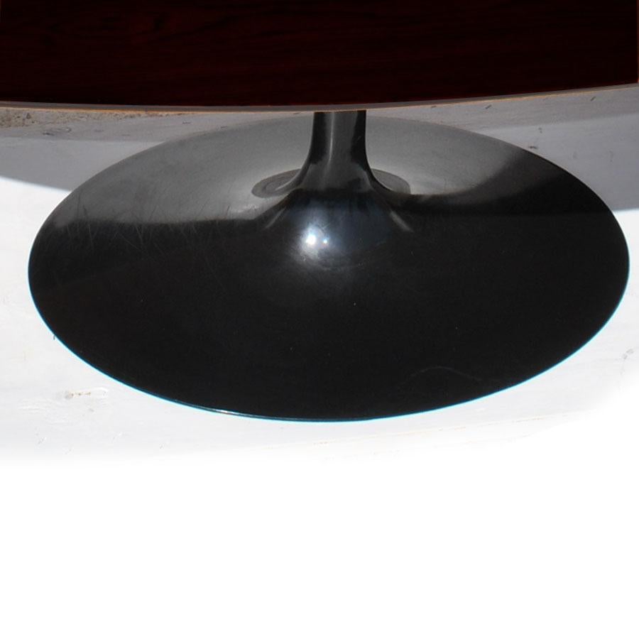 Knoll Saarinen Oval Tulip Table with Ebonized Walnut Top 1