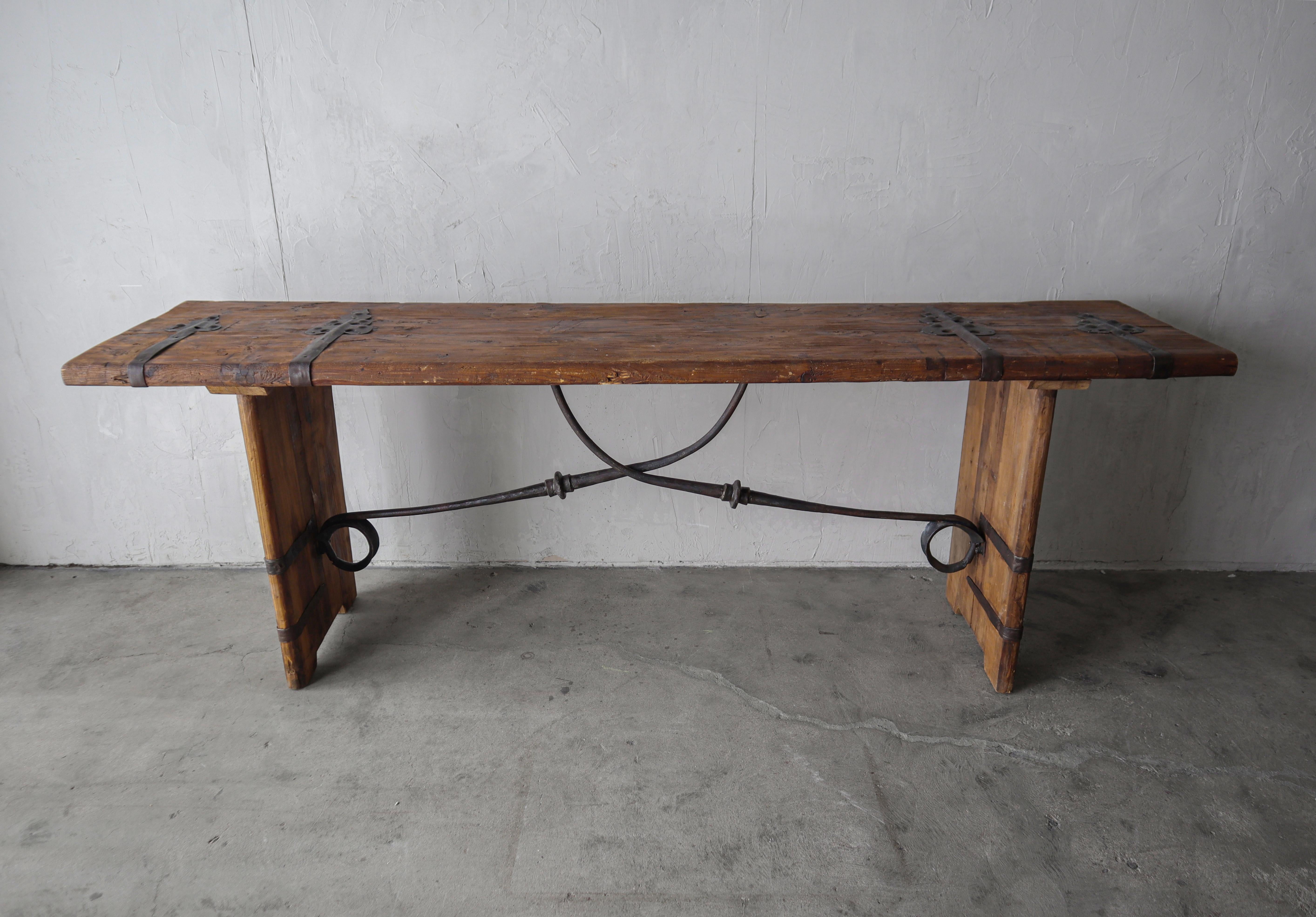 8ft console table