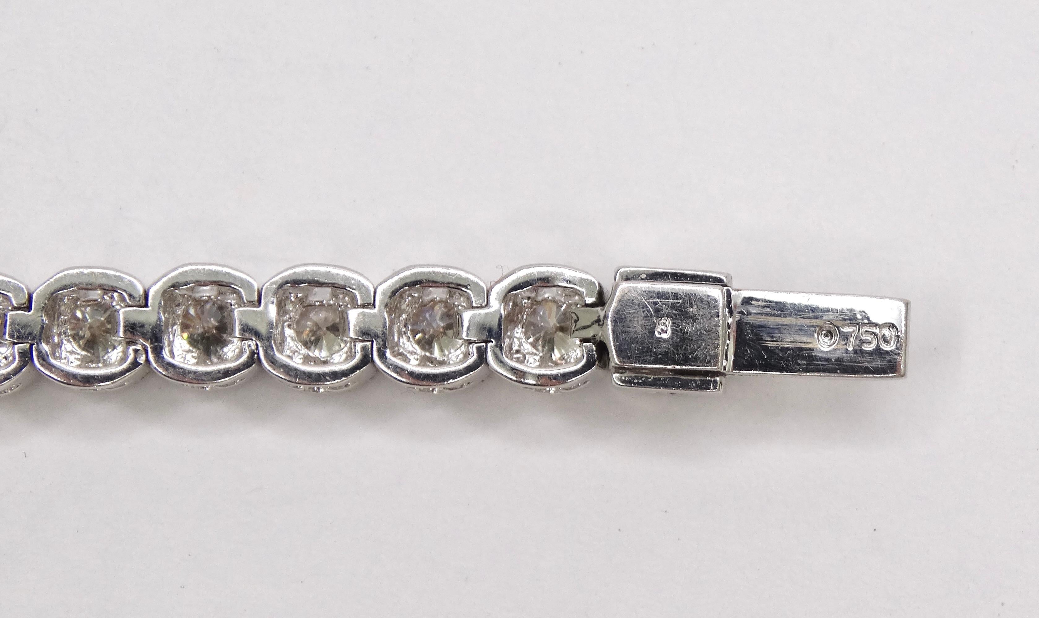 Women's or Men's 8k Diamond Tennis Bracelet