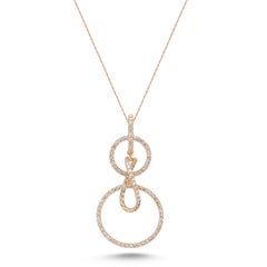8k Gold Concentric Necklace